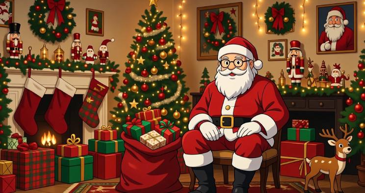 عکس کریسمس بابانوئل