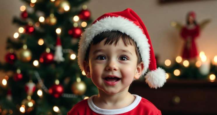 عکس کریسمس بچه گانه