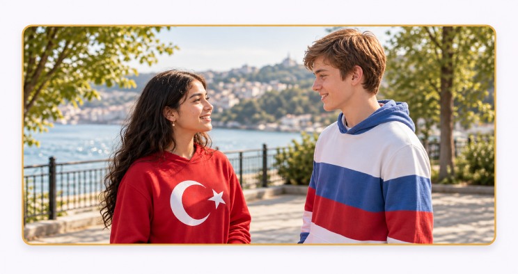 مقایسه زبان روسی یا ترکی استانبولی